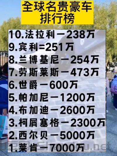 世界史上最贵的车,世界上最珍贵的车型