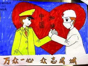 抗击疫情图片,抗击疫情图片简笔画