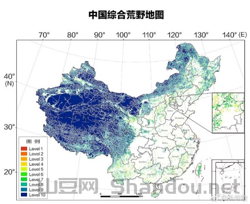 中国最荒芜的地图是哪里,中国最荒芜的地图